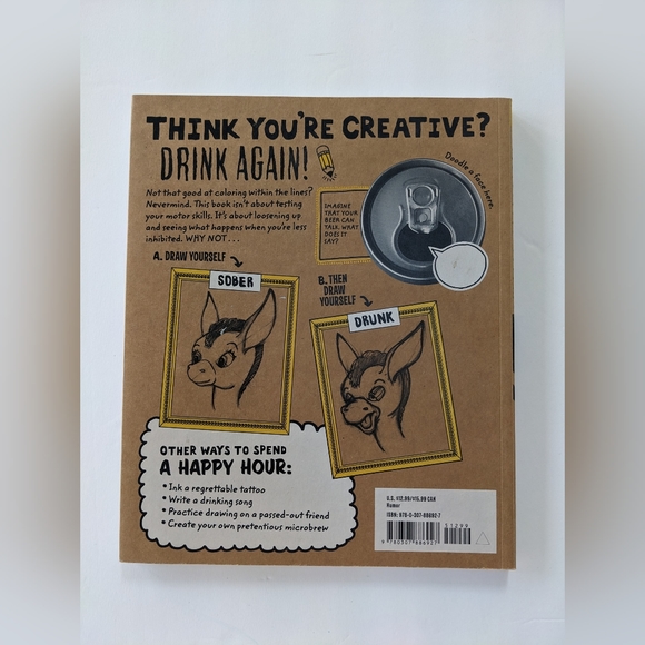 New Color Me Drunk: A Drinking and Drawing Activity Book - Picture 2 of 2